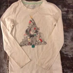 Girls cat and jack tee size 7/8